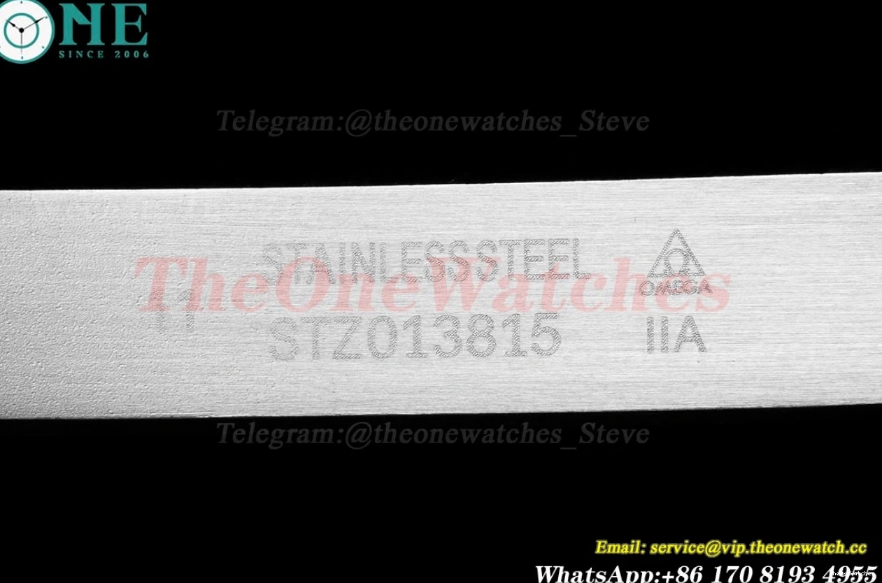 SS RMF White A7750 Mod SS Speedmaster Dial 41mm 0203